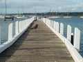 Jetty in Mornington on the Mornington Peninsula Royalty Free Stock Photo