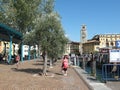 The Jetty on Riva Del Garda Italy Royalty Free Stock Photo