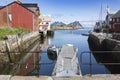 Jetty and small harbor in KabelvÃÂ¥g, AustvÃÂ¥gÃÂ¸ya island, Lofoten islands, Norway