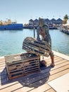 The Jetty Statue commemorates the local fisherman