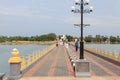 Jetty to Nagadeepa Purana Vihara on the island Nainativu in Jaffna - Sri Lank