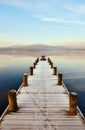 Jetty At Windermere, English Lake District Royalty Free Stock Photo