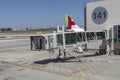 Jetway equipment used for passenger boarding aircraft