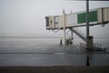 Jetway during rain