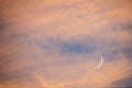 Moon and clouds