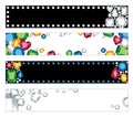 Jewel Banners Royalty Free Stock Photo