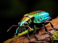 Ai Generated illustration Wildlife Concept of Jewel Beetle