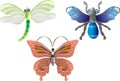 Jewel Bugs. vector Royalty Free Stock Photo