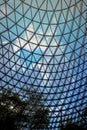 Jewel Changi Airport geometric rooftop canopy park, Singapore.