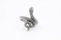 Jewel ring snake. Stainless steel