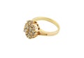 Jewelery gold ring