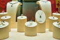 Jewelleries on display Royalty Free Stock Photo
