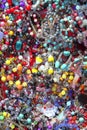 Jewellery mixed colorful jewels plastic jewelry