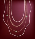 Jewellery necklace