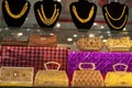 Jewellery and purses in a gift shop