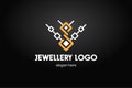 Jewellery vector logo, illustration EPS 10 file