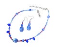 Jewellry - necklace and earrings Royalty Free Stock Photo