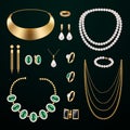 Jewelry Accessories Set Royalty Free Stock Photo