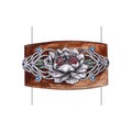 Jewelry design art flower bangle.