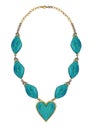 Jewelry Design Art Turquoise stone Necklace.