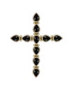 Jewelry Design Black Diamond mix Vintage Art Cross.