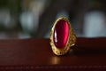 Jewelry and Gems Beautiful glittering gold ring