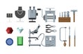 Jewelry instruments set.