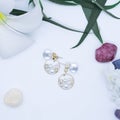 Jewelry Jewelry earing design Royalty Free Stock Photo