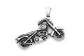 Jewelry for men. Pendant motorbike chopper. Stainless steel