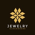 Jewelry Modern Logo Design Vector Illustration