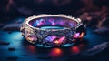 Jewelry, necklace, bracelet, ring, style beautiful acessory wedding diamong gold silver, gift elegancy diamonds shiny Royalty Free Stock Photo