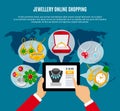 Jewelry Online Shopping Composition