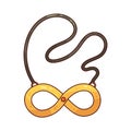 Infinity Necklace Royalty Free Stock Photo