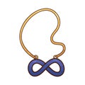 Infinity Necklace Royalty Free Stock Photo