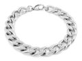 Jewelry silver bracelet. Stainless steel