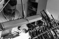 Jewelry worker in his lab