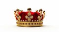 Jewels and gold Crown of the king or queen. Generative AI Royalty Free Stock Photo