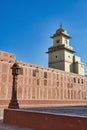 The Jewels of The Pink City, Iconic Hawa mahal of pink city Jaipur. Historical monument of Rajasthan Royalty Free Stock Photo