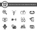 jewerly store vector icons