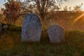 Jewisch cemetery, Stare mesto pod Landstejnem. Royalty Free Stock Photo