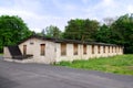 Jewish barracks and museum in Sachsenhausen nazi camp. Royalty Free Stock Photo