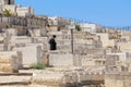 Jewish cemetery in Jerusalem, Israel.