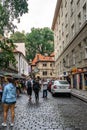 Jewish Ceremonial Hall Prague in Czech Republic. Royalty Free Stock Photo