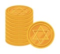 jewish coins golden