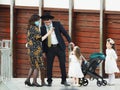 Jewish family in Jerusalem during coronavirus