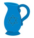 jewish hanukkah jar religious