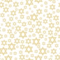 Seamless pattern with star of David Royalty Free Stock Photo