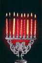 Jewish holiday Hanukkah and its famous nine-branched menorah