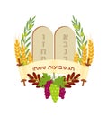 Shavuot, tablets of stone, fruits