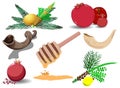 Jewish Holidays Symbols Pack